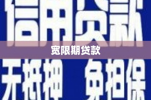 七股宽限期贷款